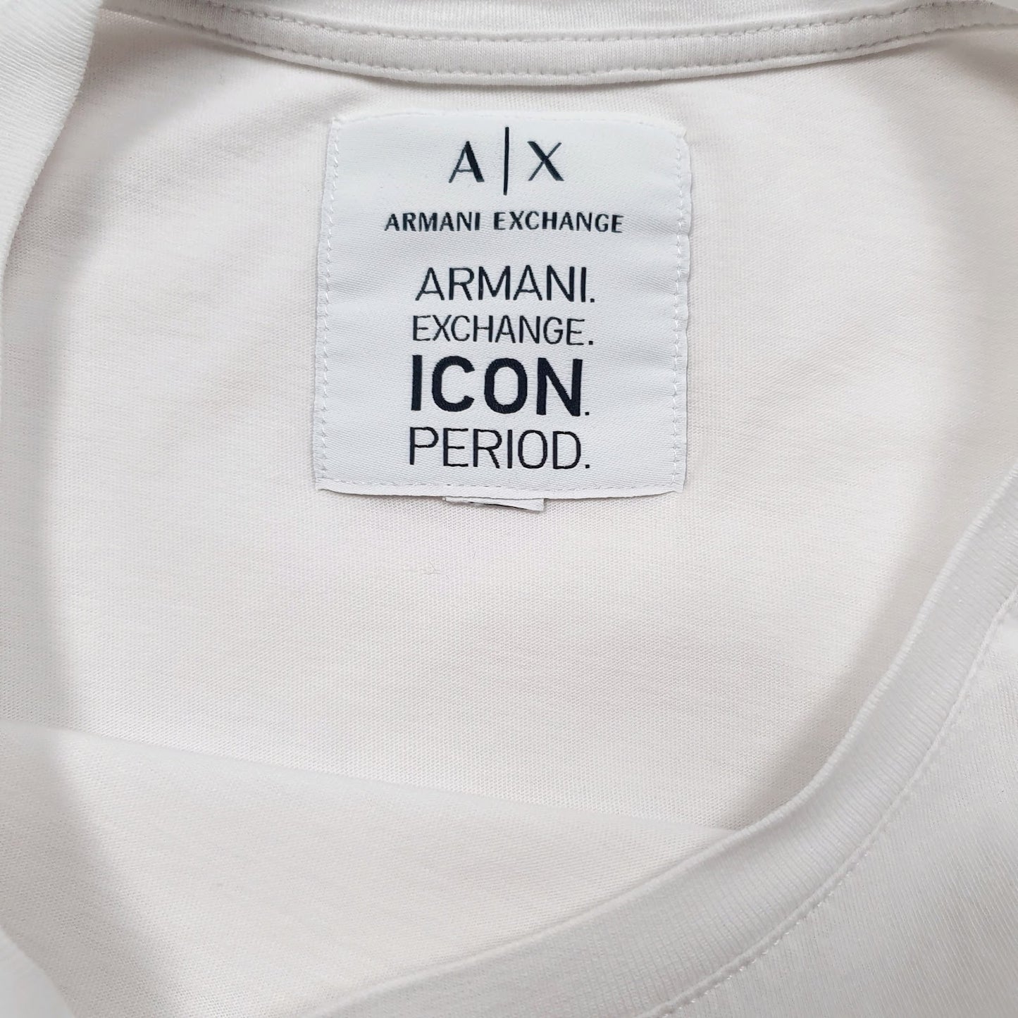 Mens White Armani   T Shirt
