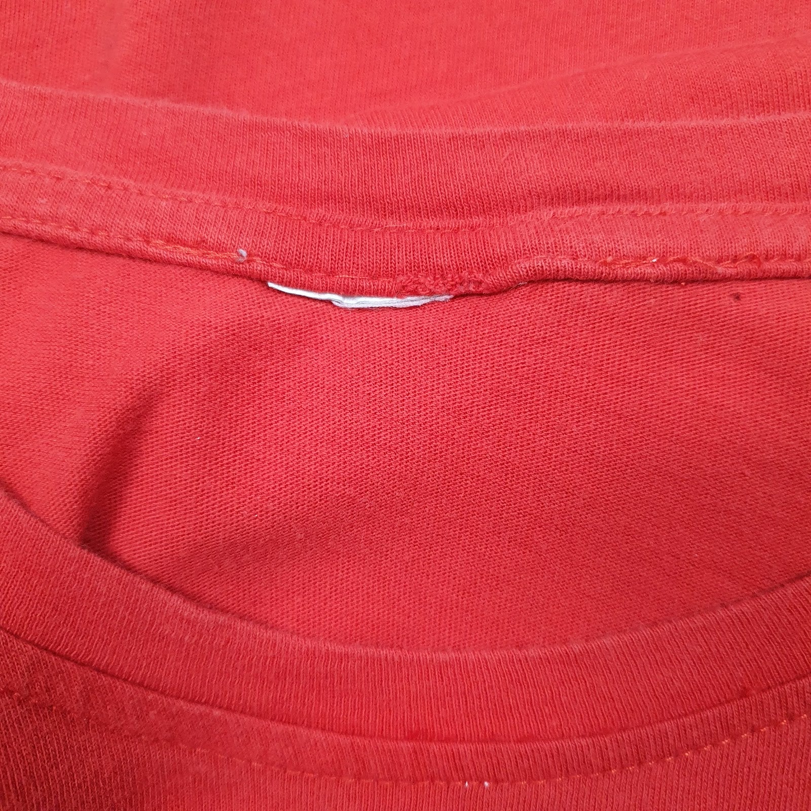 Mens Red Reebok Spellout  T Shirt