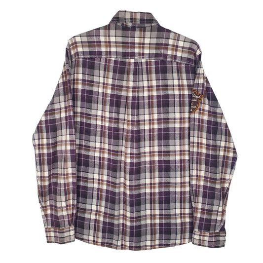 Mens Purple Unbranded Flannel  Shirt