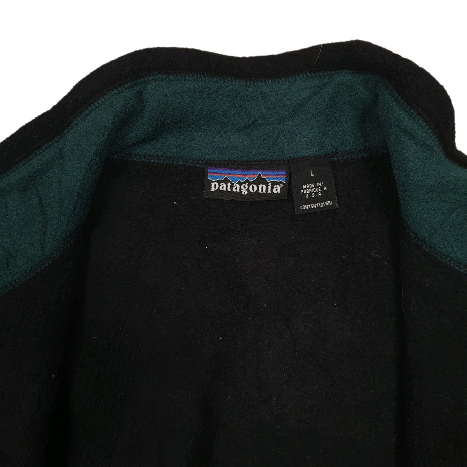 Mens Black Patagonia Vest Bodywarmer Vintage 90s Gilet Jumper