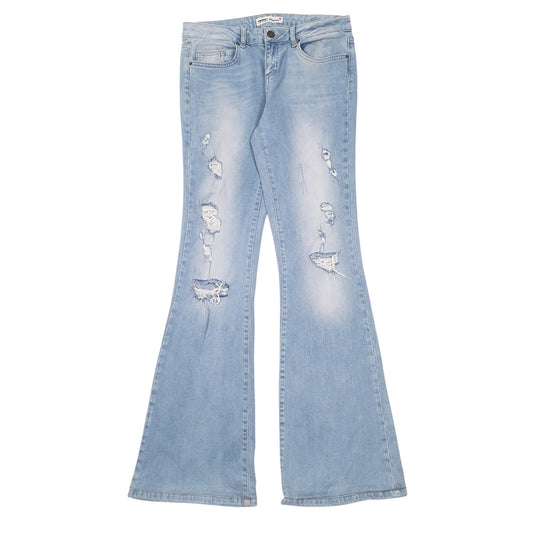 Womens Blue Koton Distressed Casual JeansW28 L32