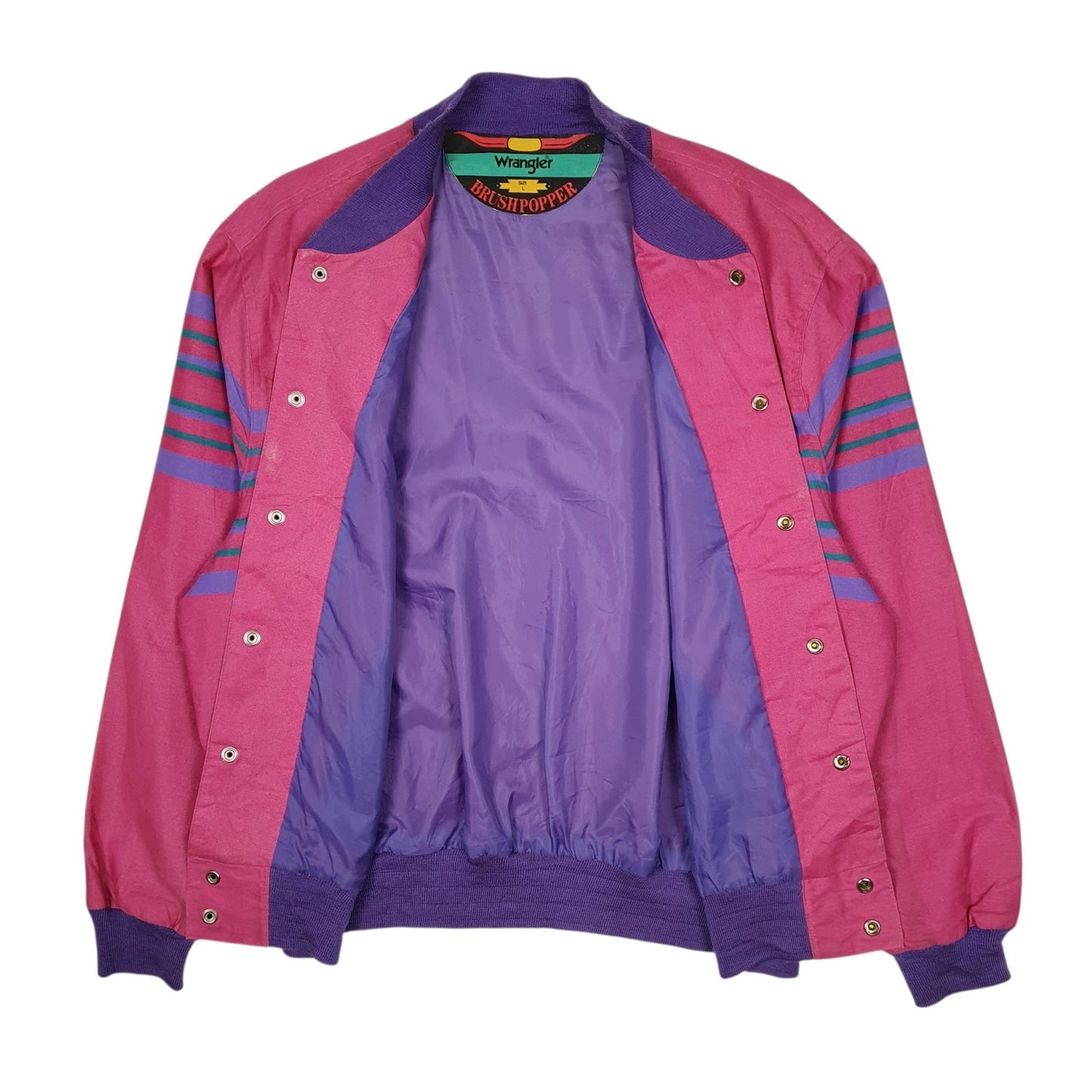 Mens Pink Wrangler Brushpopper Vintage 90s  Coat