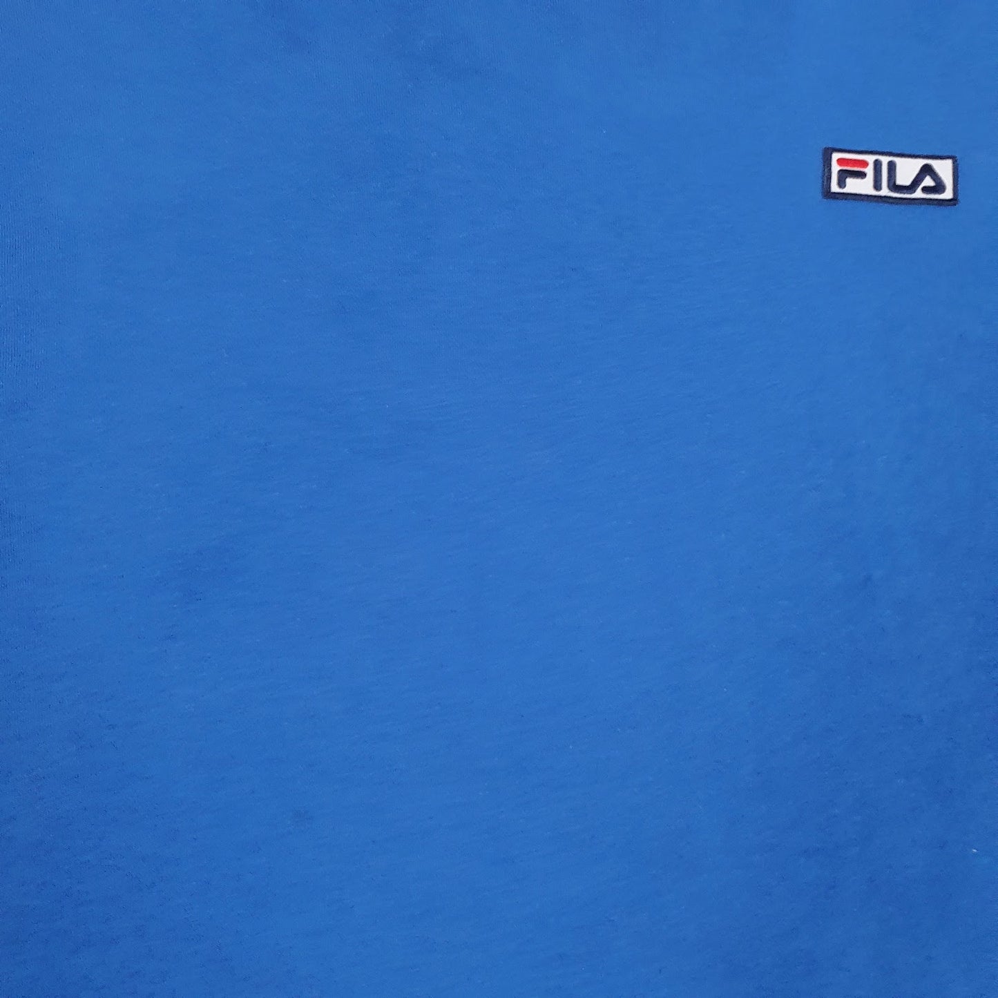 Mens Blue Fila  Crewneck Jumper