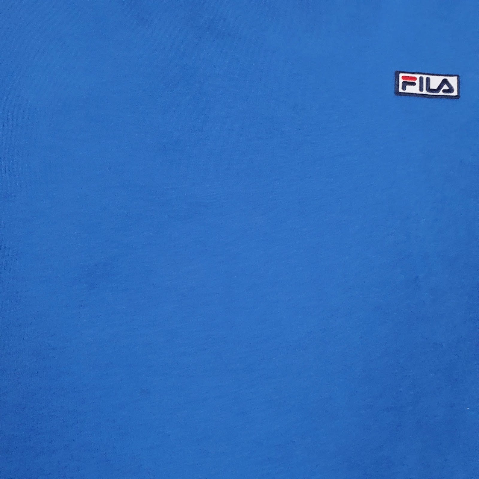 Mens Blue Fila  Crewneck Jumper