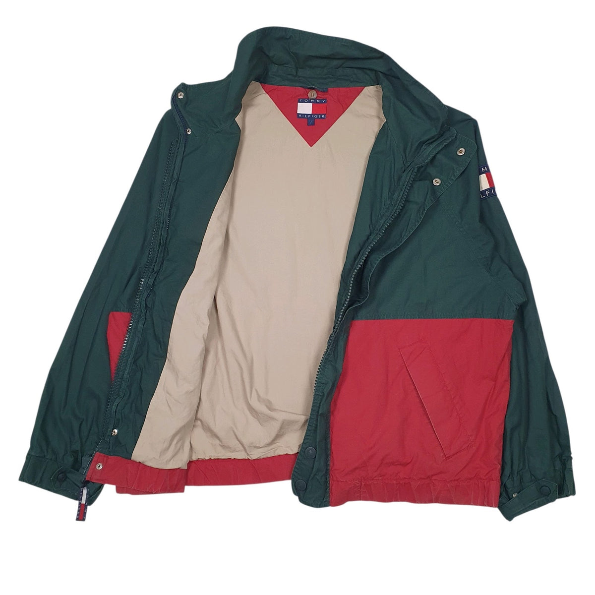 Mens Green Tommy Hilfiger Vintage 90s  Coat
