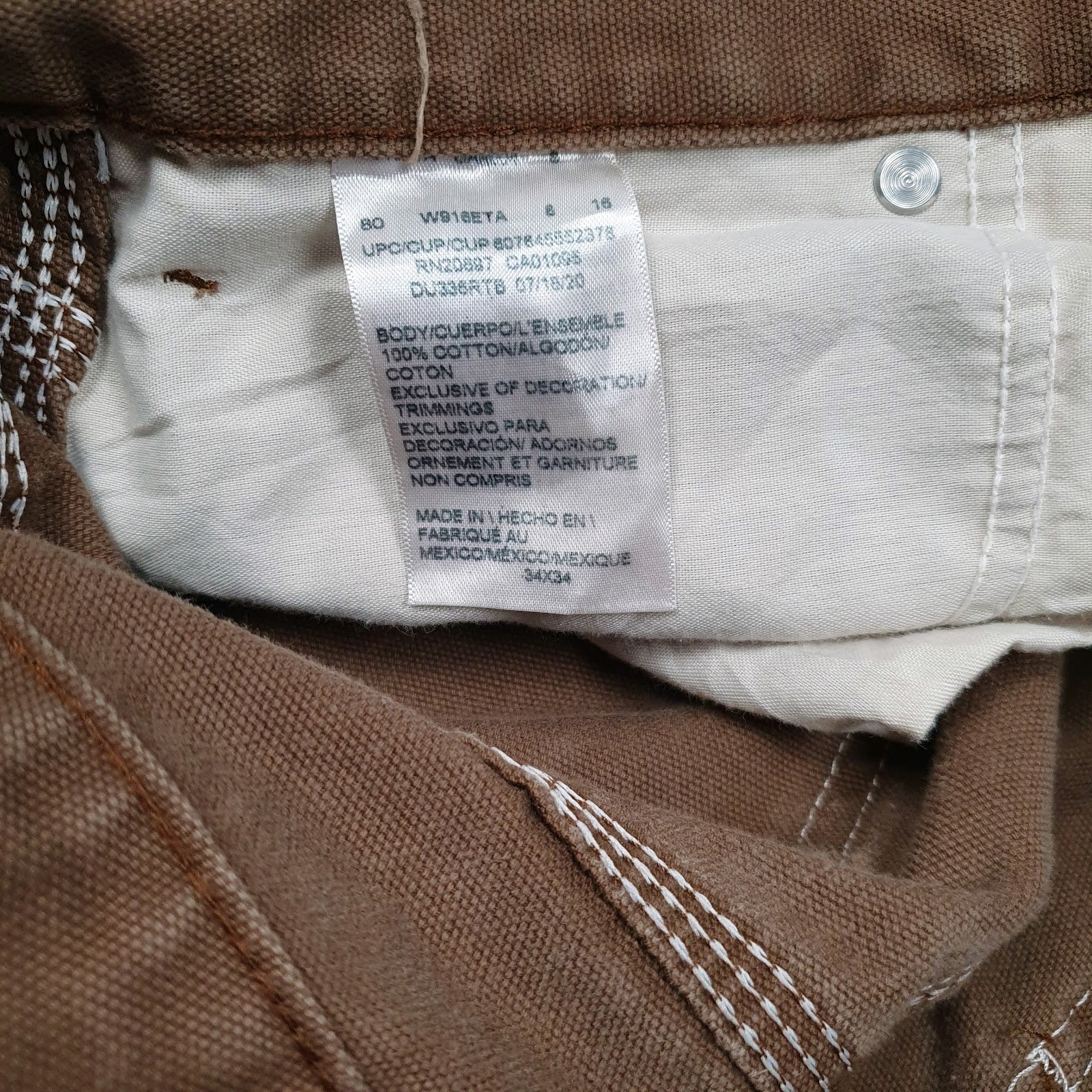 Mens Brown Dickies   Trousers