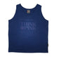 Mens Navy Think Pink California Vest Sleeveless T Shirt