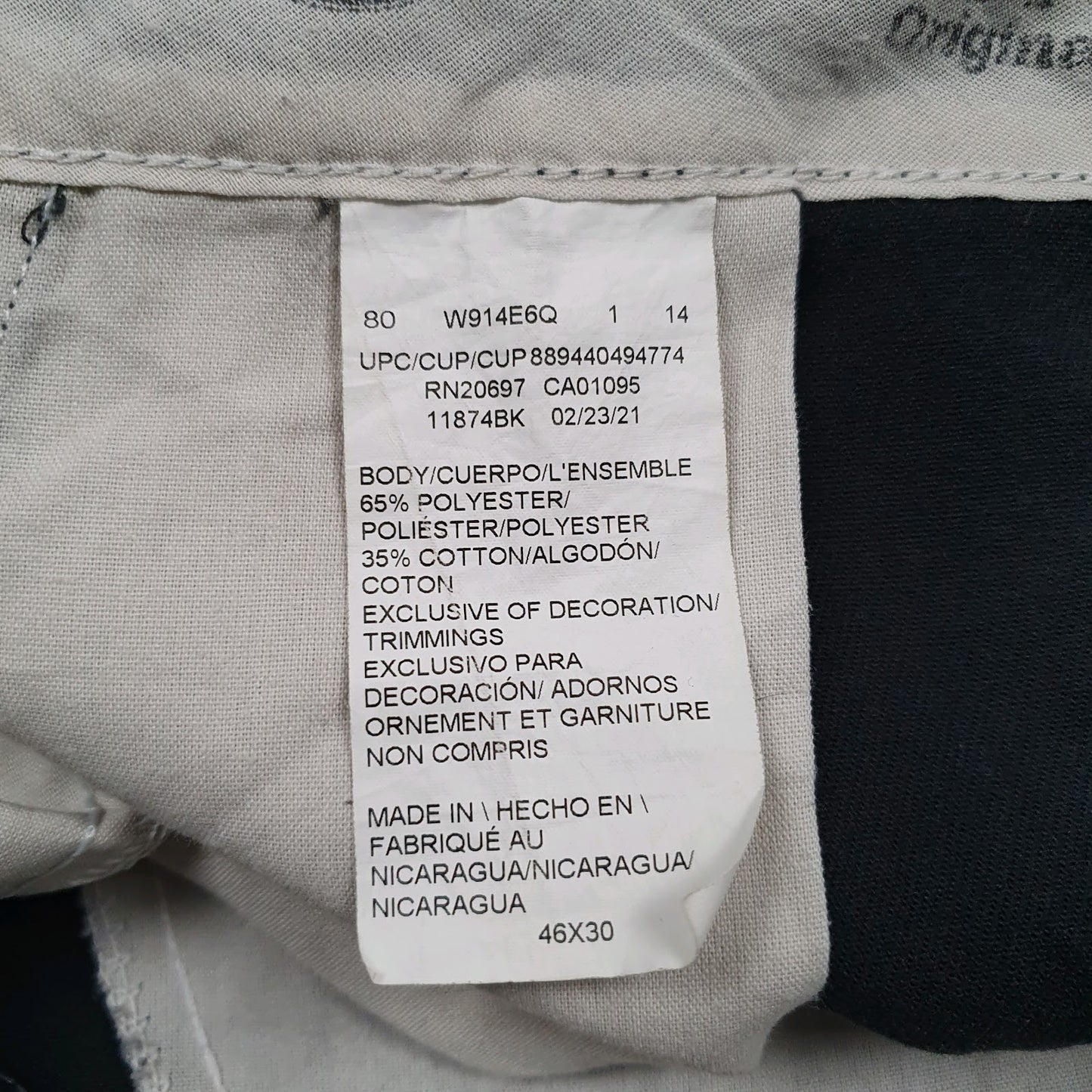 Mens Black Dickies 874  Trousers