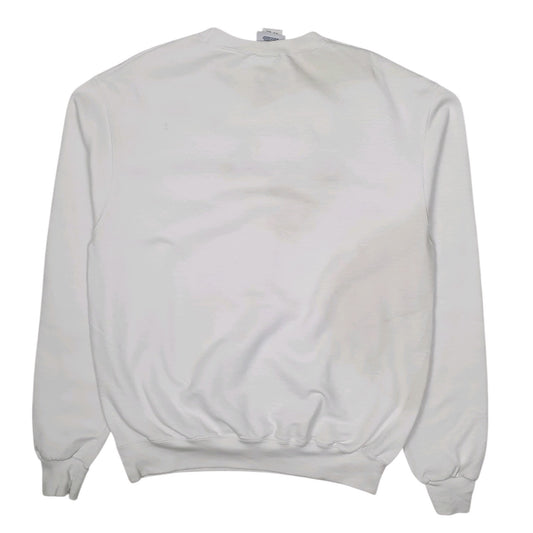 Mens White Champion Carolina Crewneck Jumper