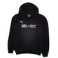 Mens Black Puma Sel Ect Hoodie Jumper