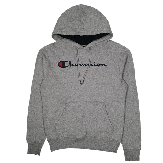 Mens Grey Champion  Hoodie Jumper