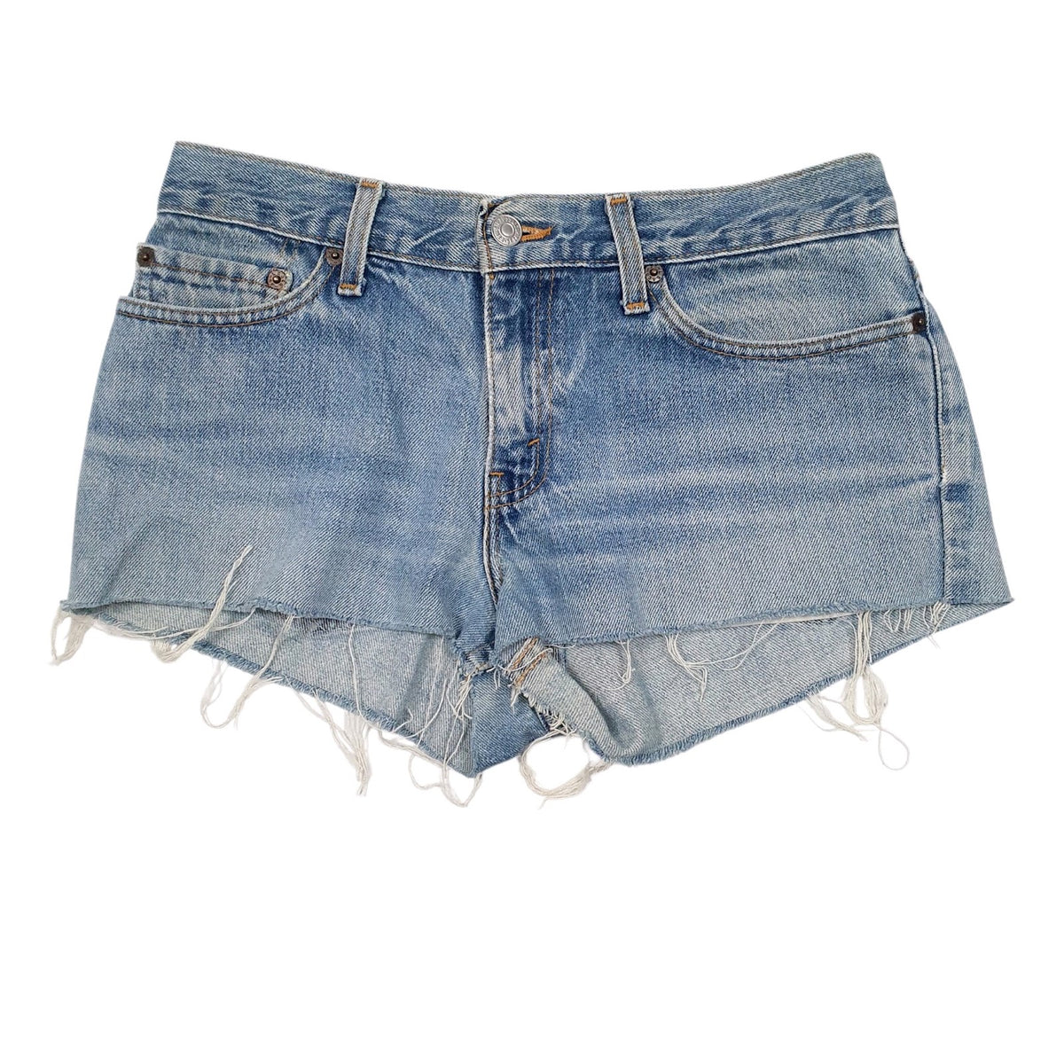 Womens Blue Levis  Denim Shorts