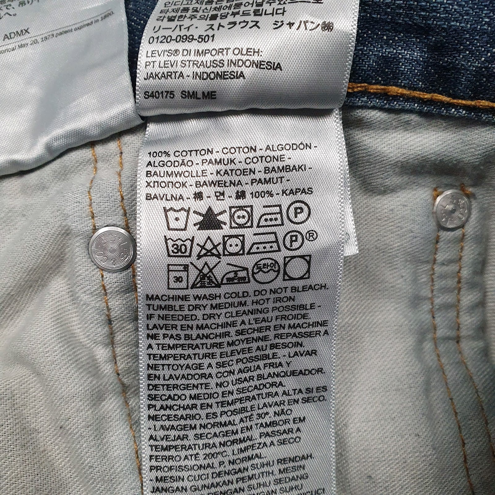 Mens Blue Levis   Jeans
