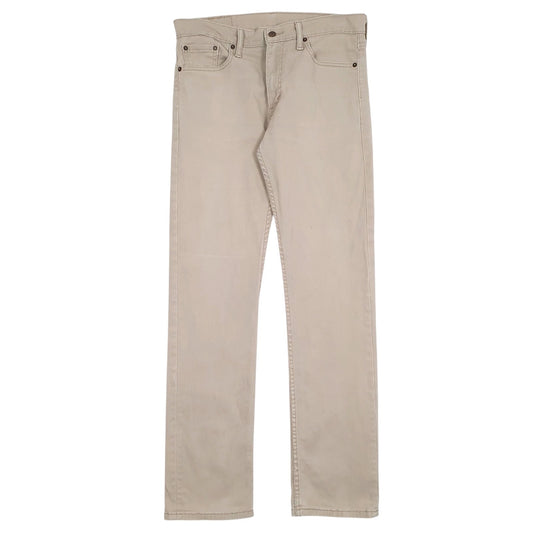 Mens Beige Levis  513 JeansW31 L32