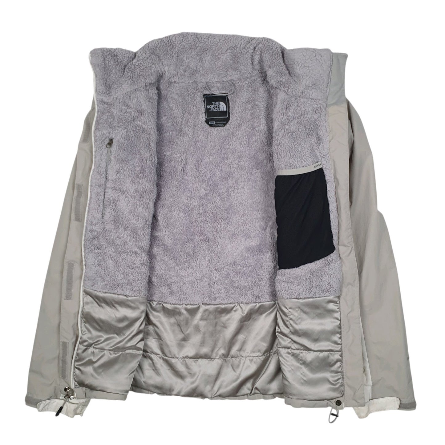 Womens Grey The North Face Hyvent Full Zip Coat