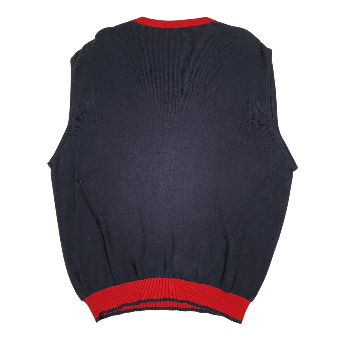 Mens Navy Fila  Vest Jumper