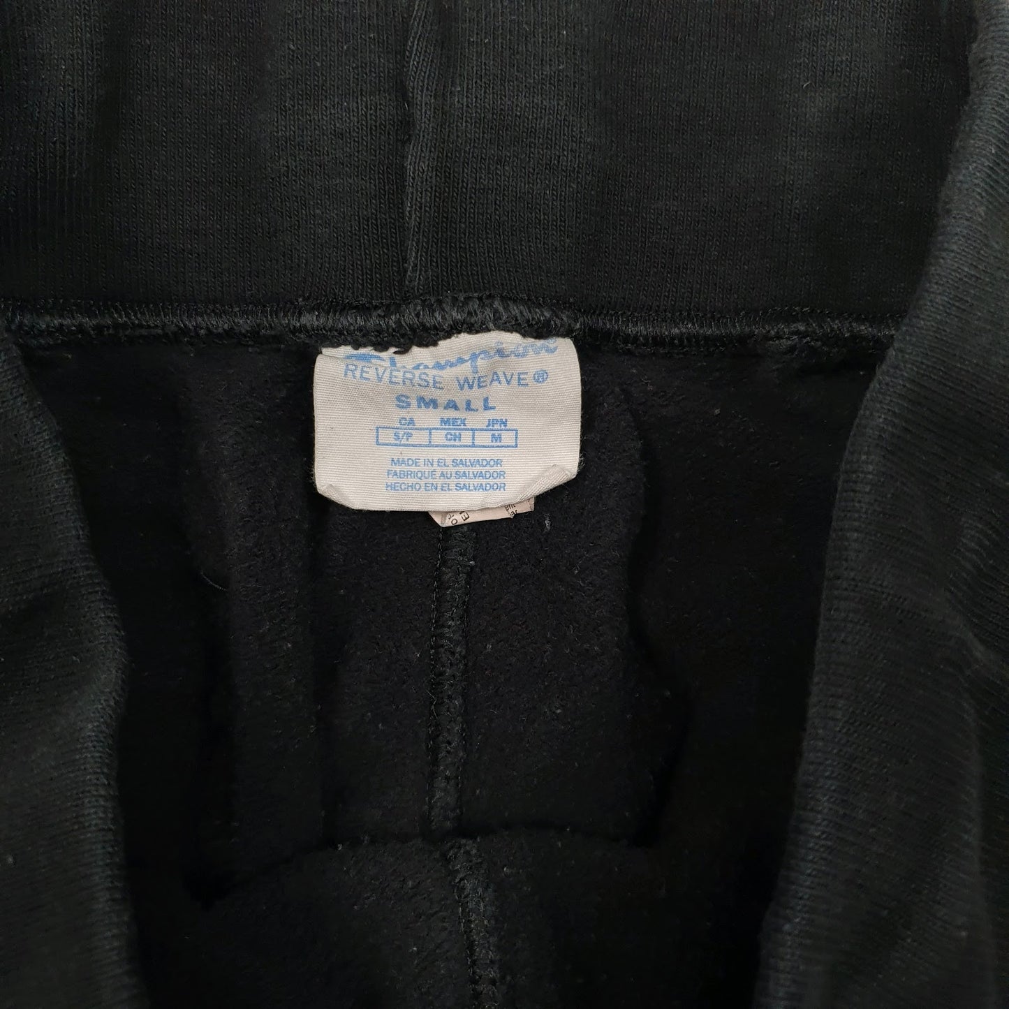 Mens Black Champion Reverse Weave Hoodie Trousers