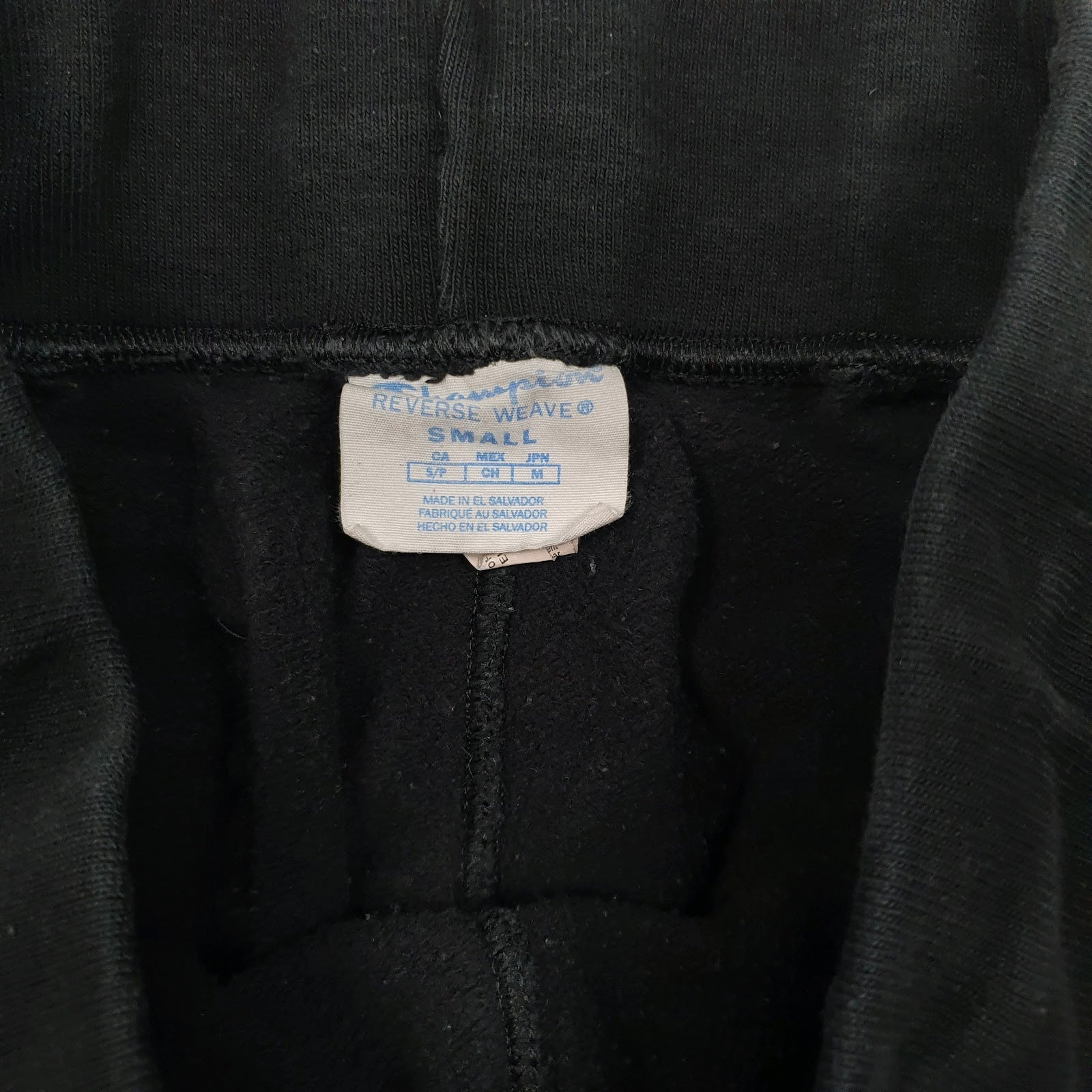 Mens Black Champion Reverse Weave Hoodie Trousers