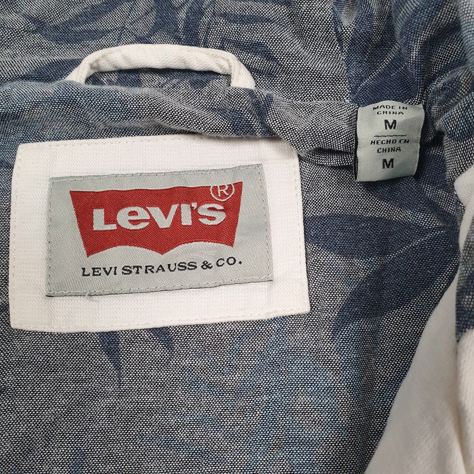 Mens White Levis   Coat