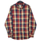 Mens Red L.L.Bean Flannel Long Sleeve Shirt
