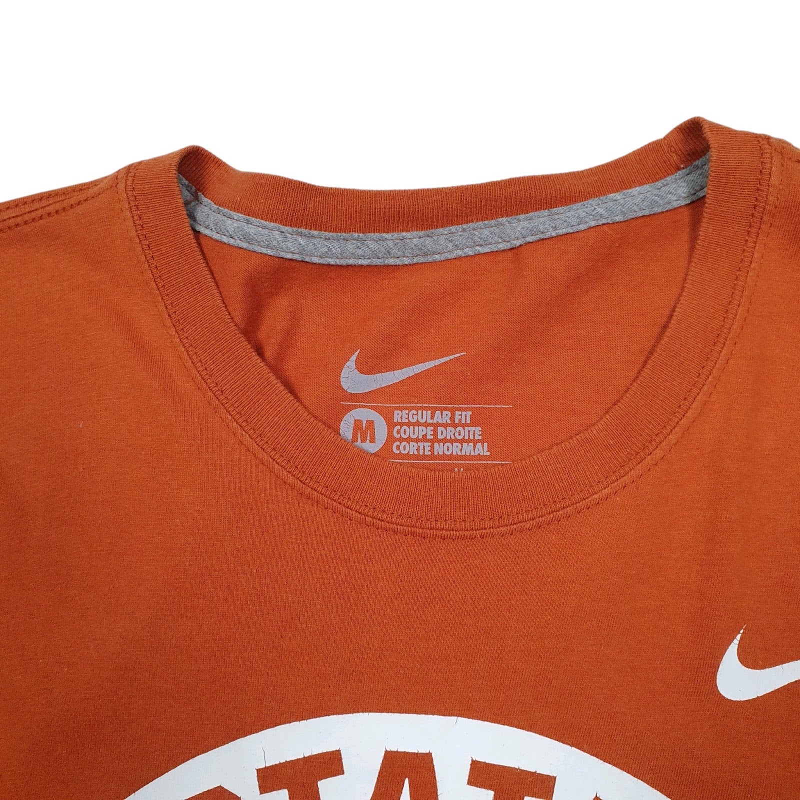 Mens Orange Nike Texas Football  T Shirt