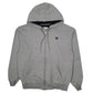 Mens Grey Champion Hoodie Full Zip Jumper