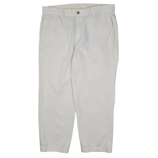 Mens White Polo Ralph Lauren Classic Fit Chino Trousers