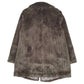 Womens Grey M&Co Faux Fur  Coat