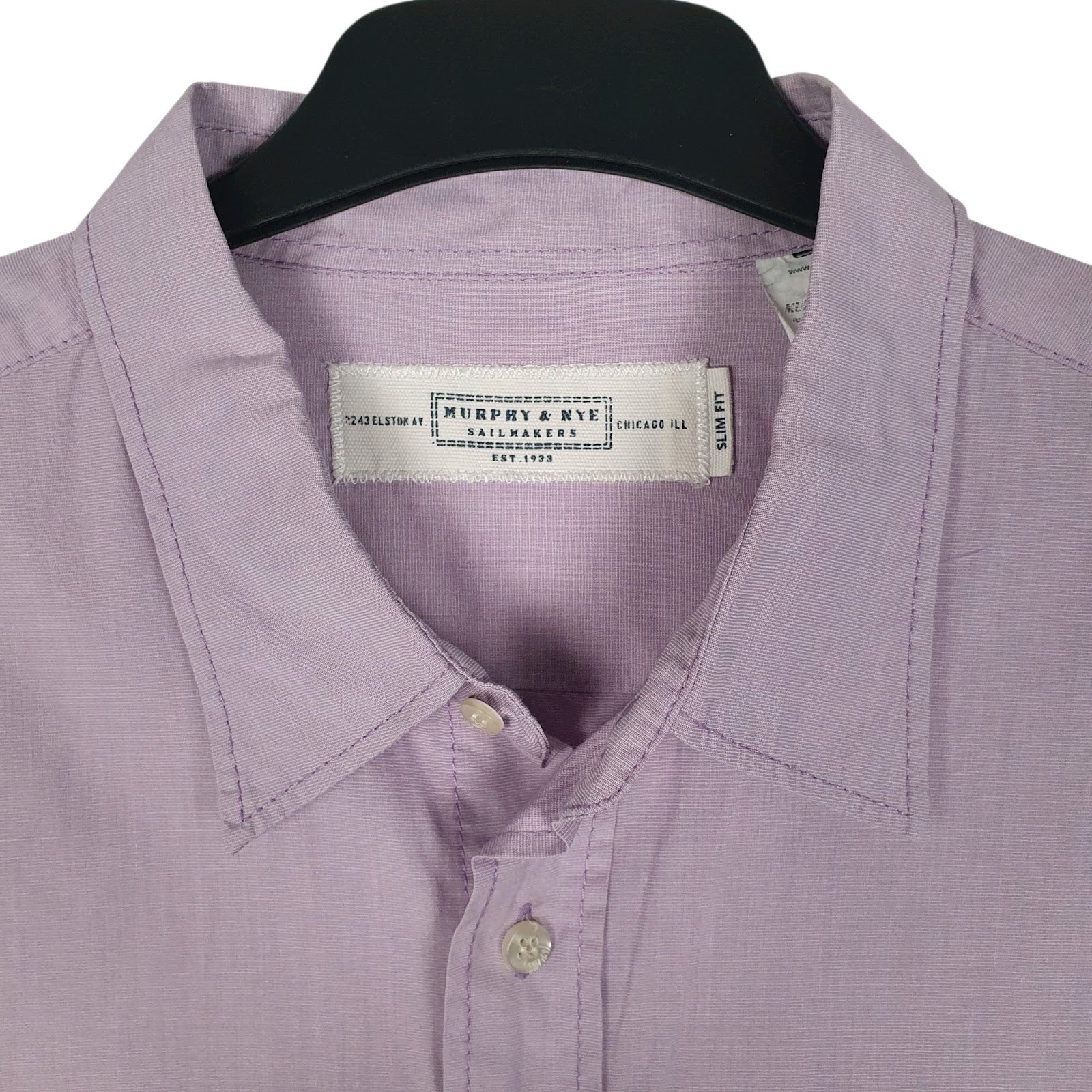 Mens Purple Murphy & Nye Sailmakers  Shirt
