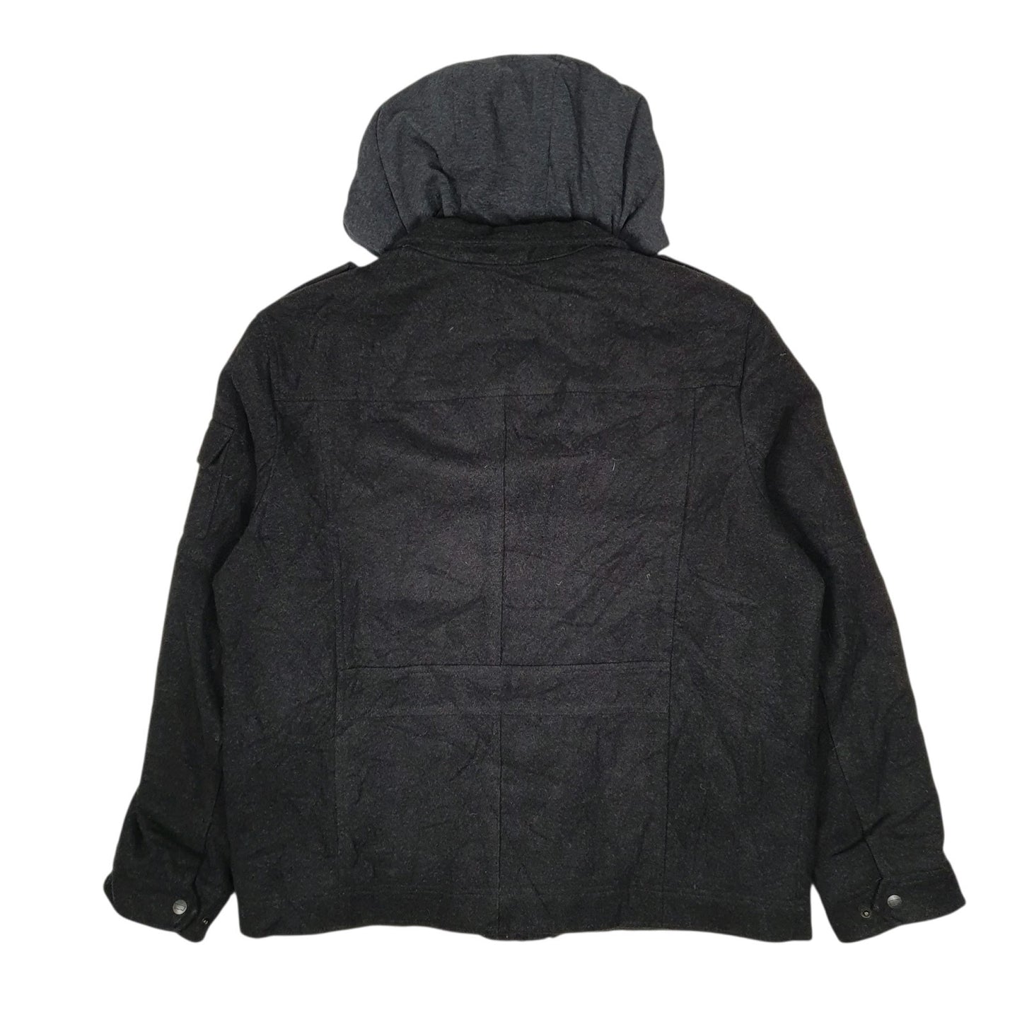 Mens Grey Levis Hoodie  Coat