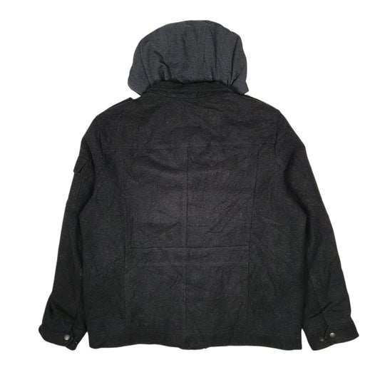 Mens Grey Levis Hoodie  Coat