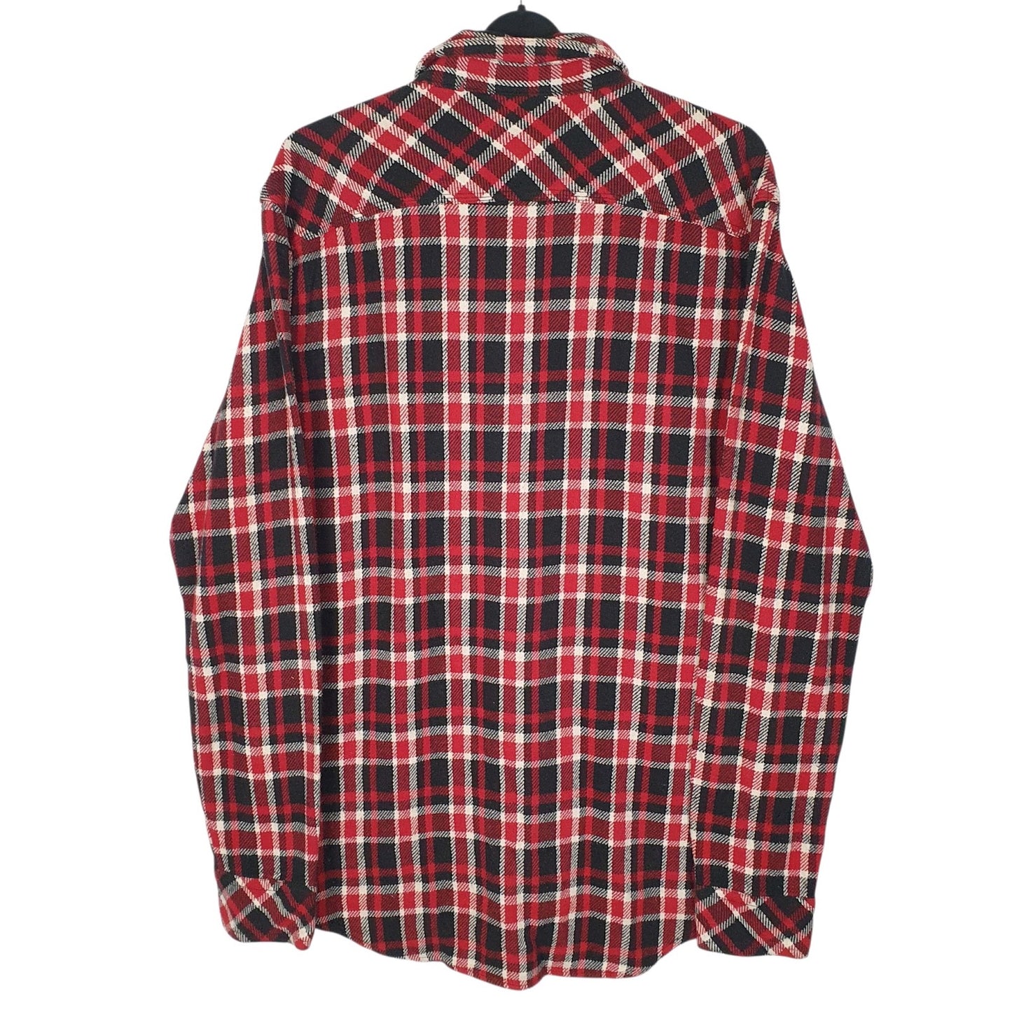 Mens Black Kr3w Flannel  Shirt