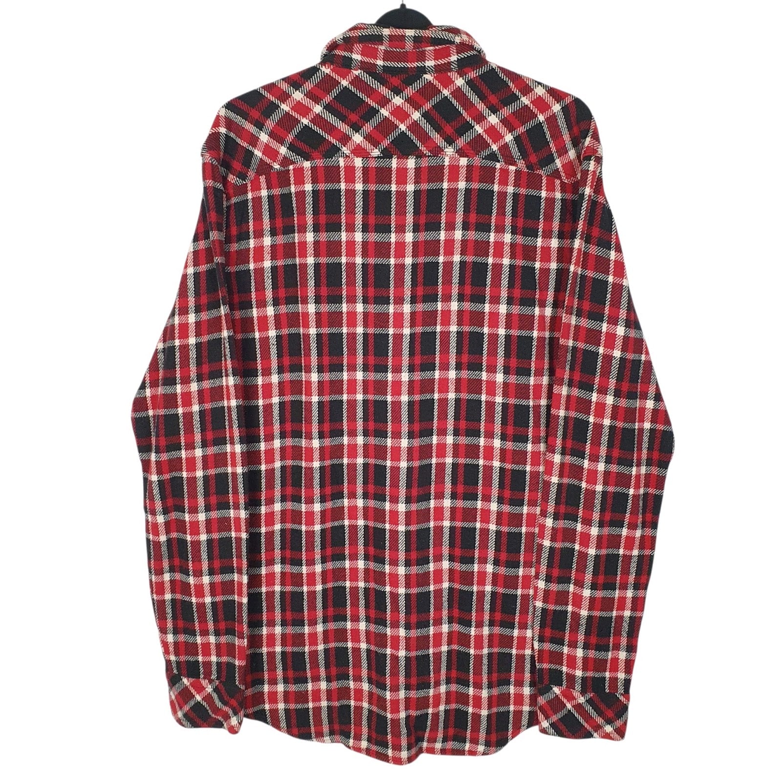 Mens Black Kr3w Flannel  Shirt