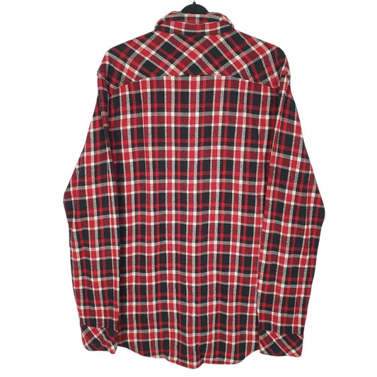 Mens Black Kr3w Flannel  Shirt