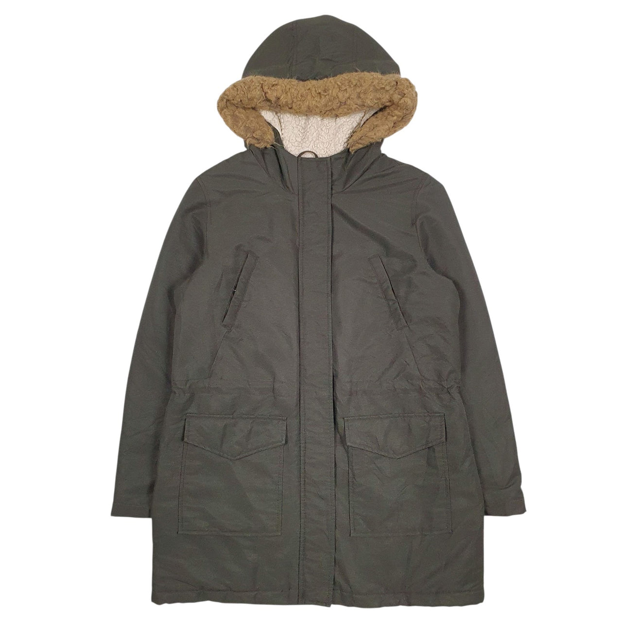 Mens Green Levis Sherpa Lined  Coat