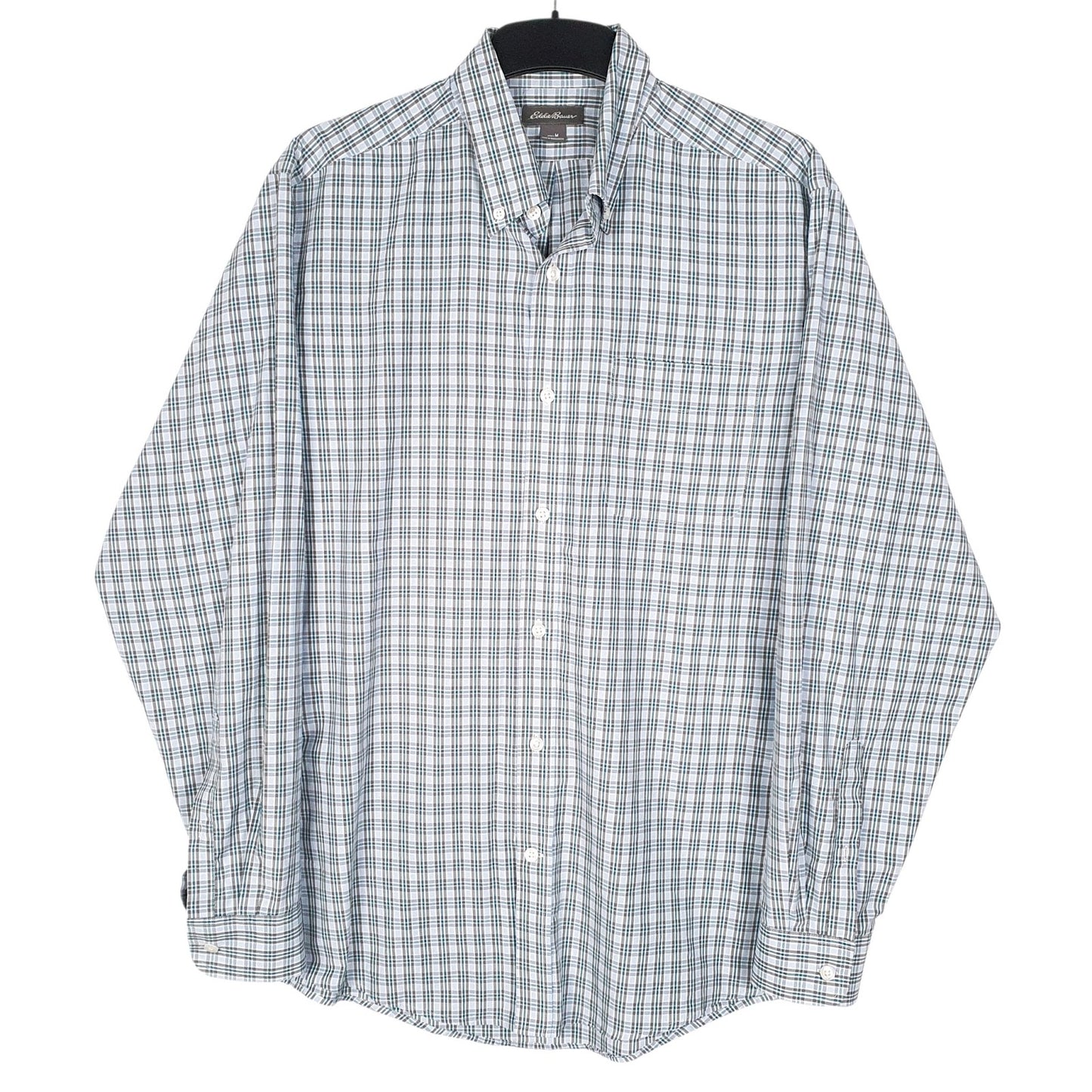 Mens Blue Eddie Bauer  Long Sleeve Shirt