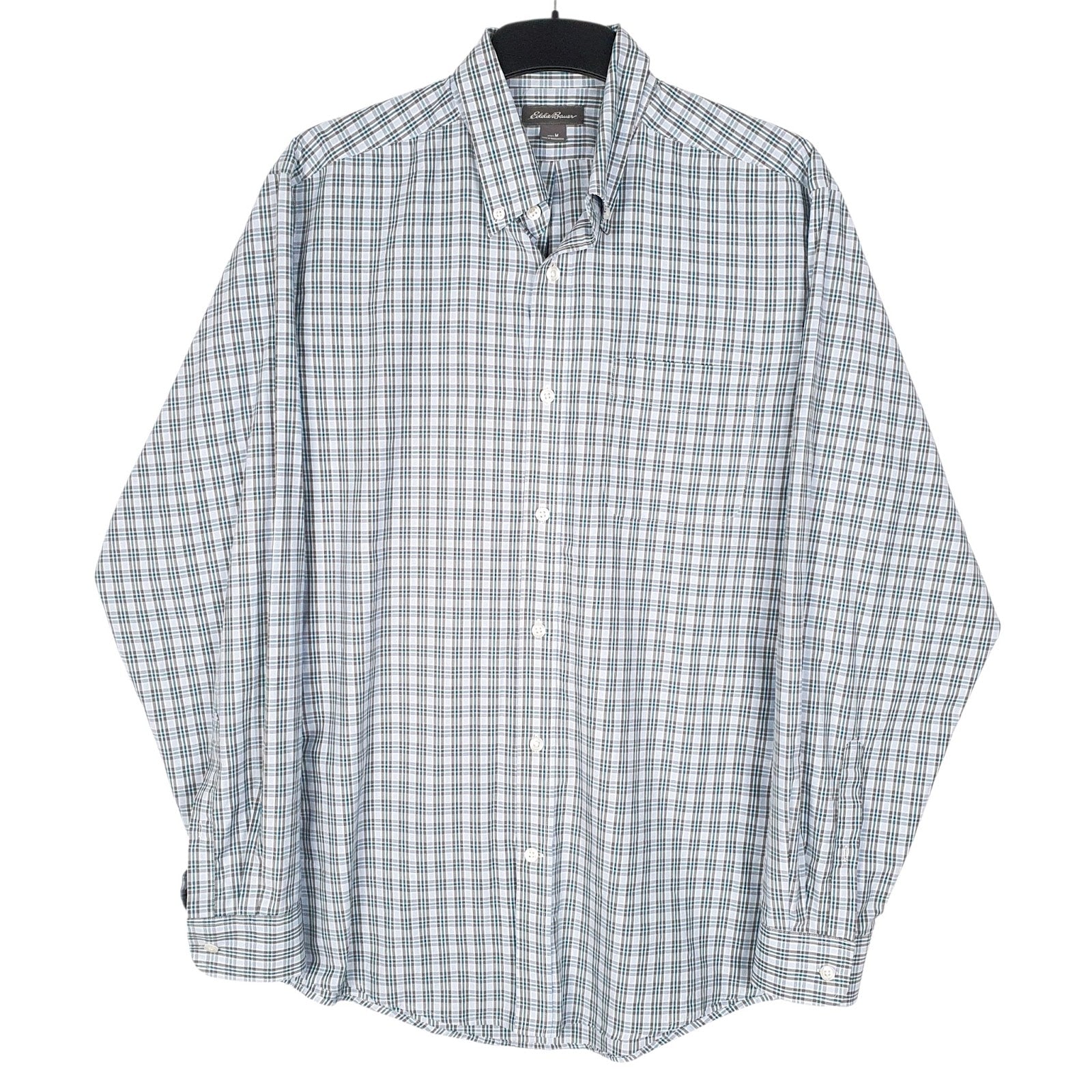 Mens Blue Eddie Bauer  Long Sleeve Shirt