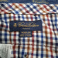 Mens Navy Brooks Brothers Elliot Pleated  Trousers