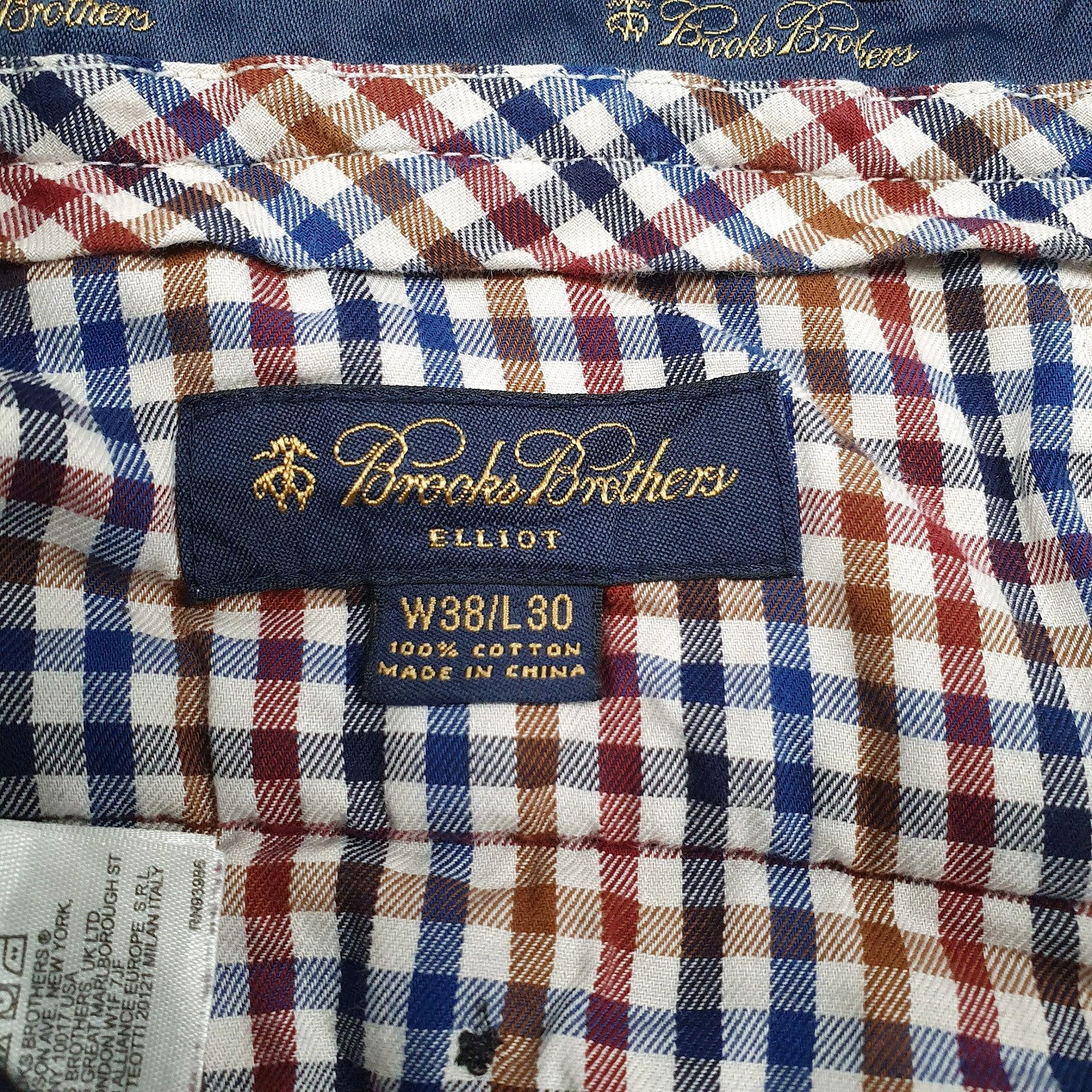 Mens Navy Brooks Brothers Elliot Pleated  Trousers