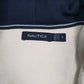 Mens White Nautica  Full Zip Jumper