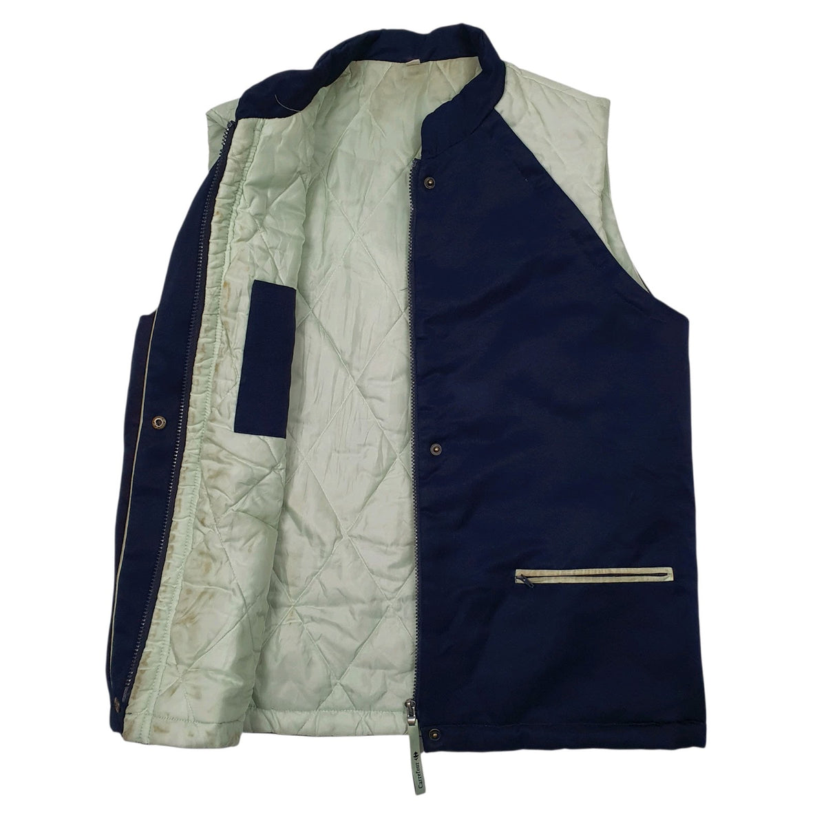 Mens Navy Carrefour Padded  Coat