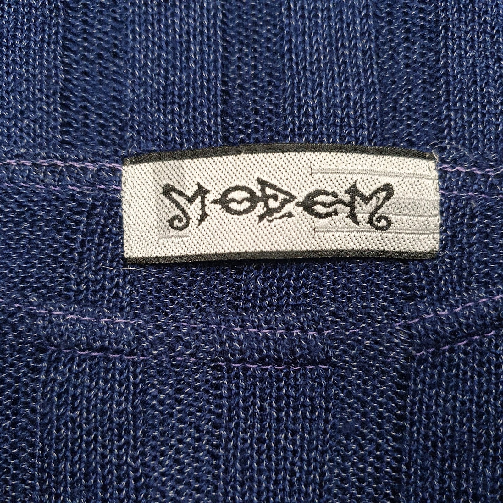 Womens Blue Modem  Crewneck Jumper