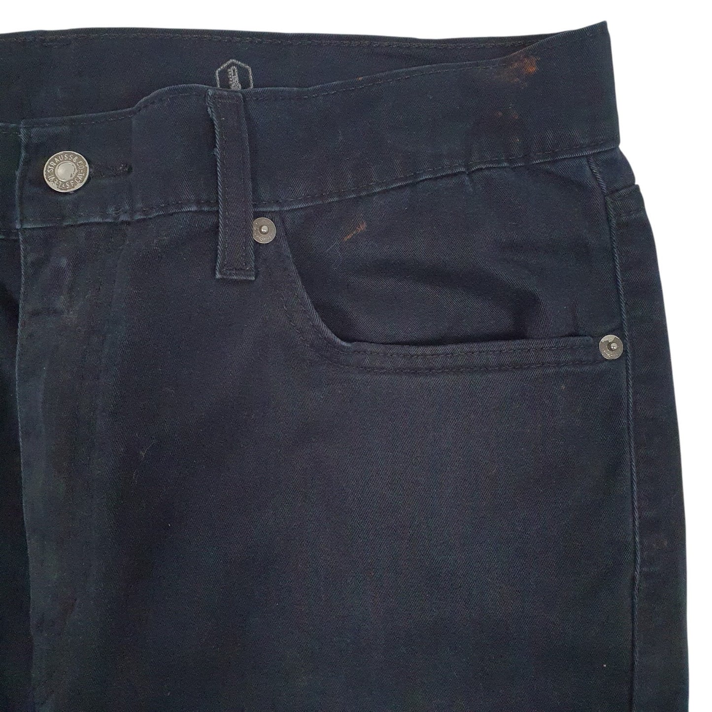Mens Black Levis   Trousers