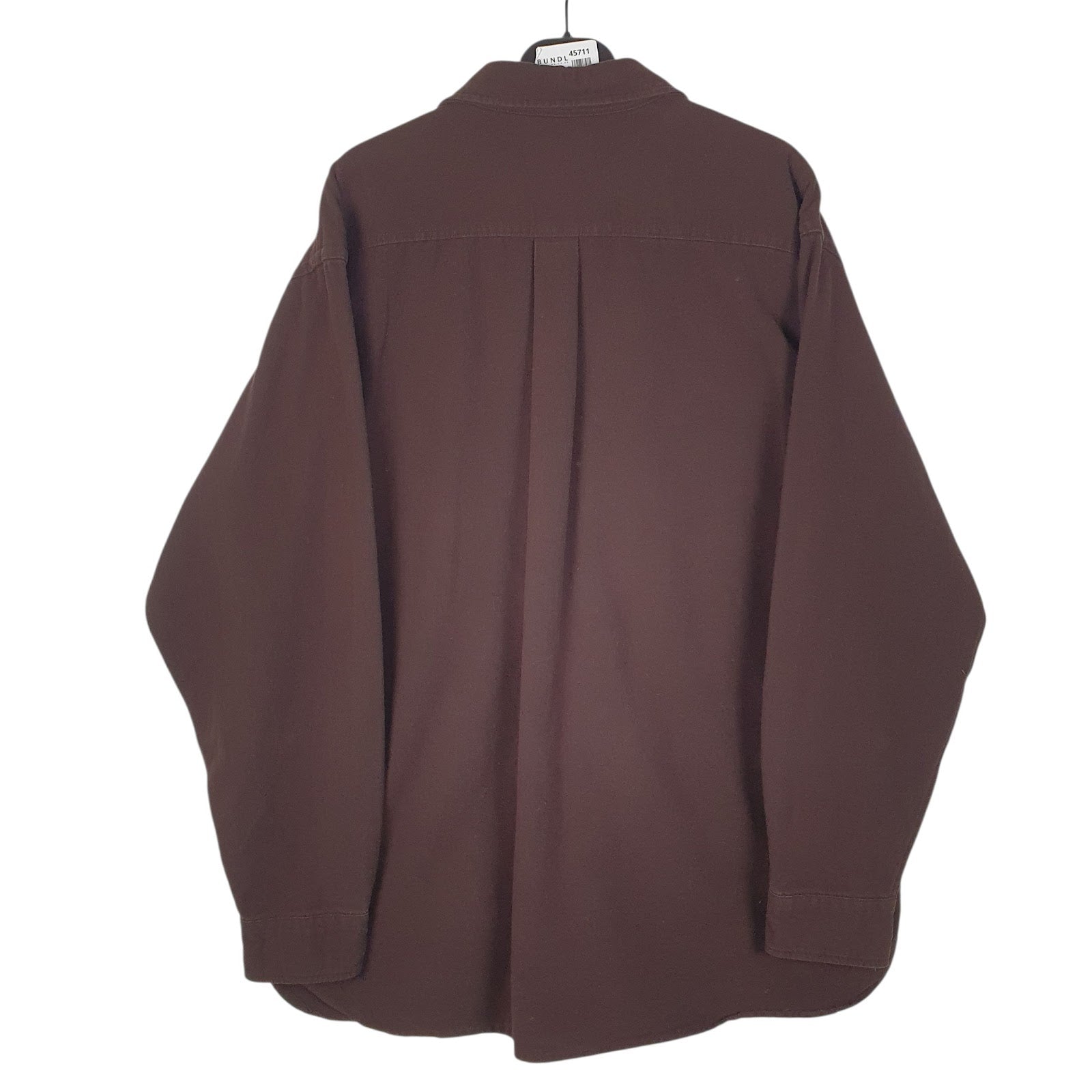Mens Brown L.L.Bean Chamois  Shirt