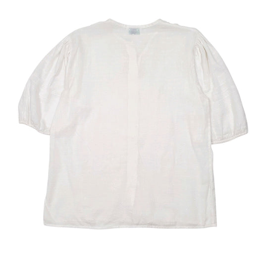 Womens White United Colors Of Benetton Blouse  Shirt