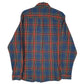 Mens Blue L.L.Bean Flannel  Shirt