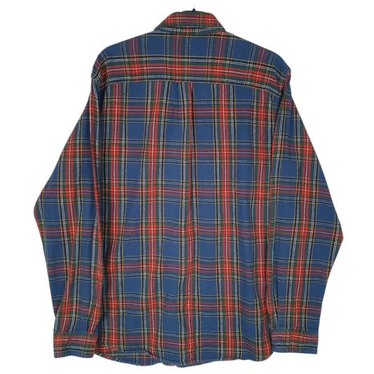 Mens Blue L.L.Bean Flannel  Shirt