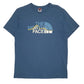 Mens Blue The North Face Spellout Short Sleeve T Shirt