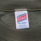 Mens Green Soffe Sweats Militairy USMC Vintage 90s Made In USA Crewneck Jumper