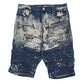 Womens Blue Lion Dynasty  Denim Shorts
